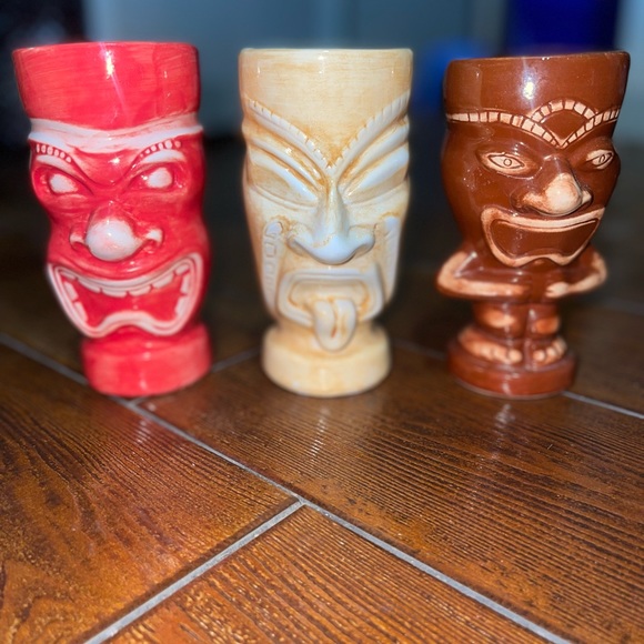 Party City Party Supplies Ceramic Tiki Glasses Poshmark